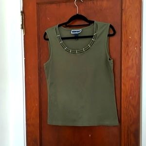 Karen Scott army green tank